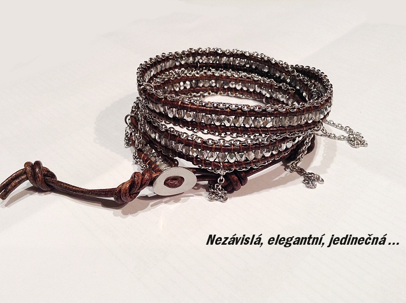 Kožený náramek Jenifer