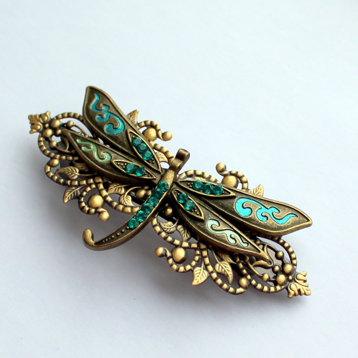 Luxusní francouzská sponka s vážkou