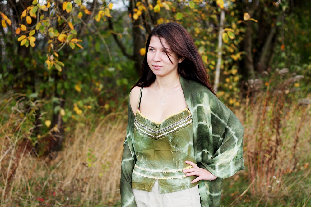 Rusalka - batikovaný top