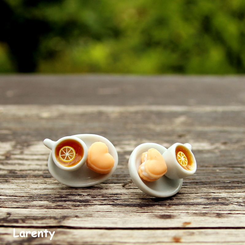 Ovocný čajík s makronkou