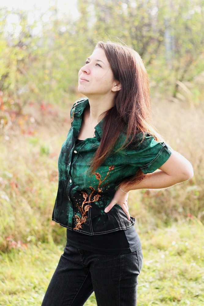 Podzimně do města - košile