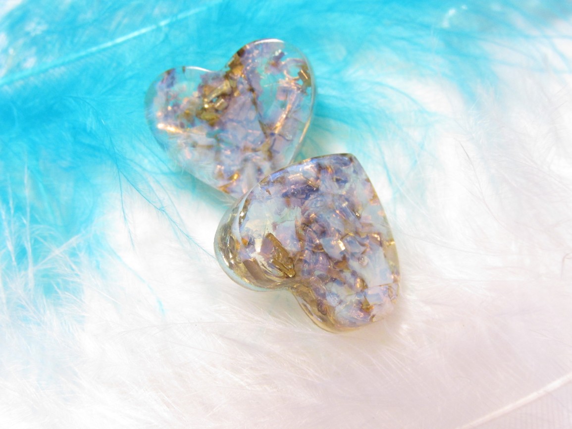 Orgonitové náušnice - Opalit