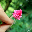 Stupňovitá růže - prsten