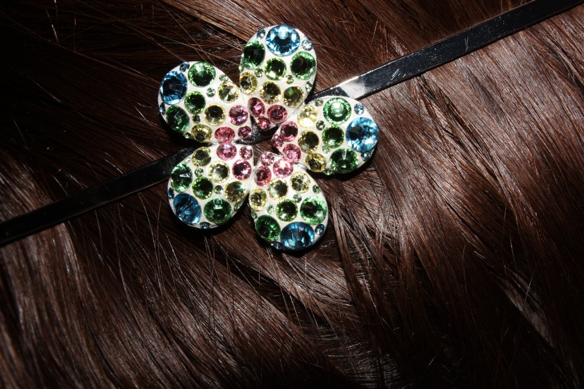 Čelenka barevná kytička