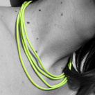 Zelený neonový náhrdelník 
