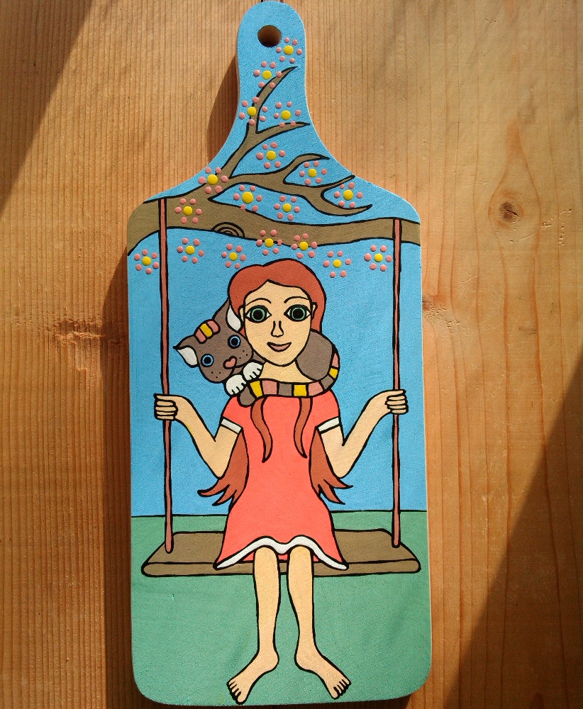 Prkénko - Na houpačce.