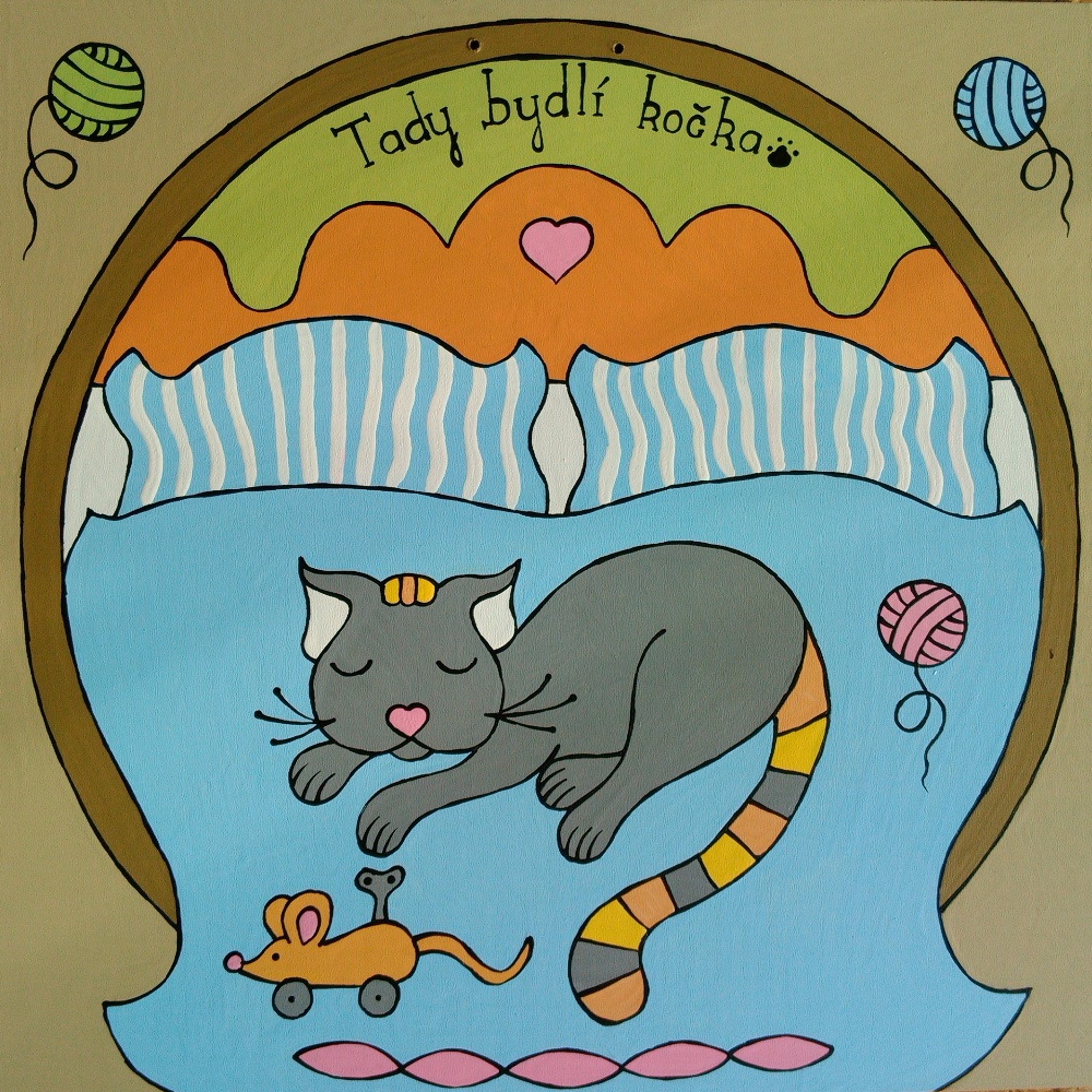 Obrázek - Tady bydlí kočka.