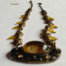 "Golden Embrace" náhrdelník