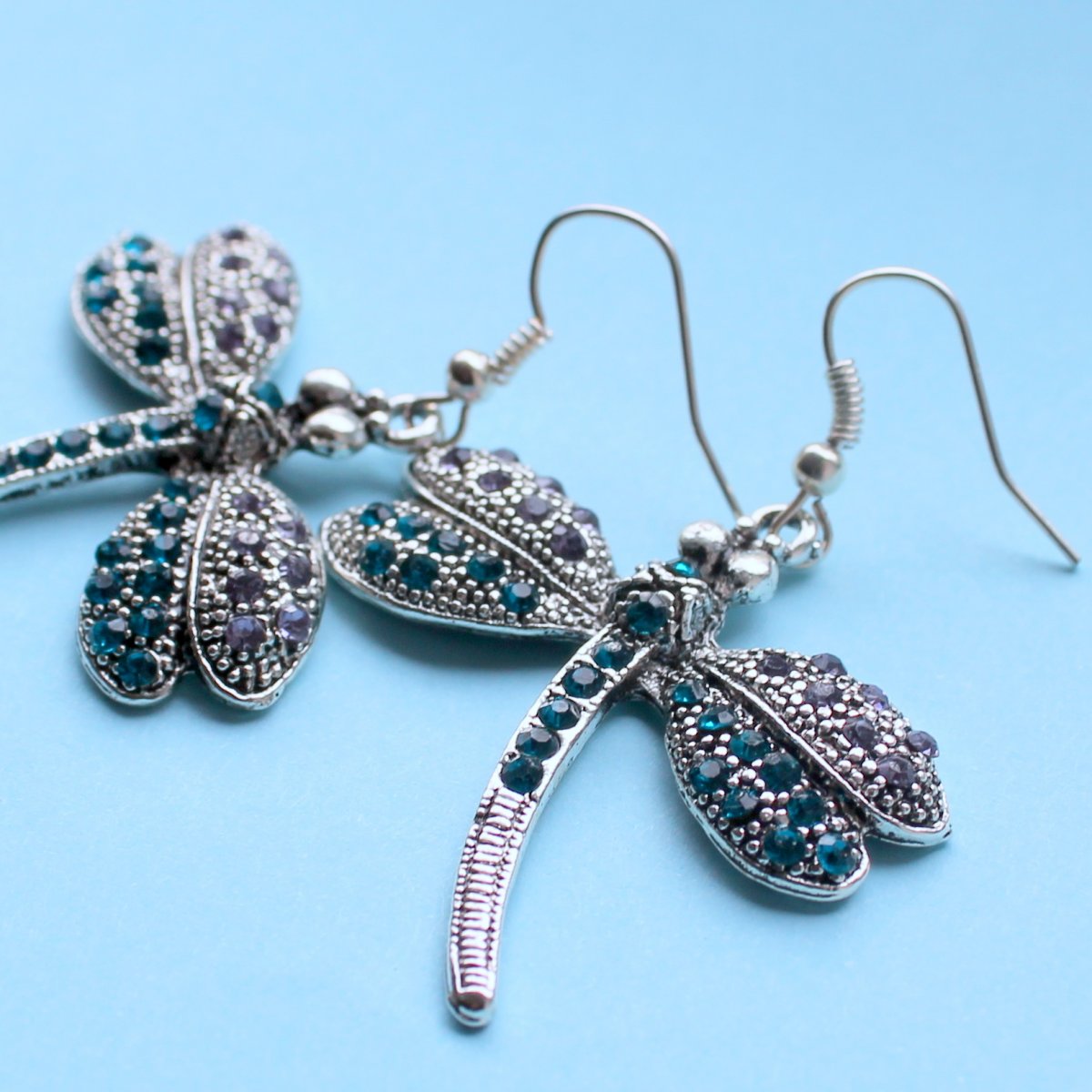 Luxusní vážky -  náušnice