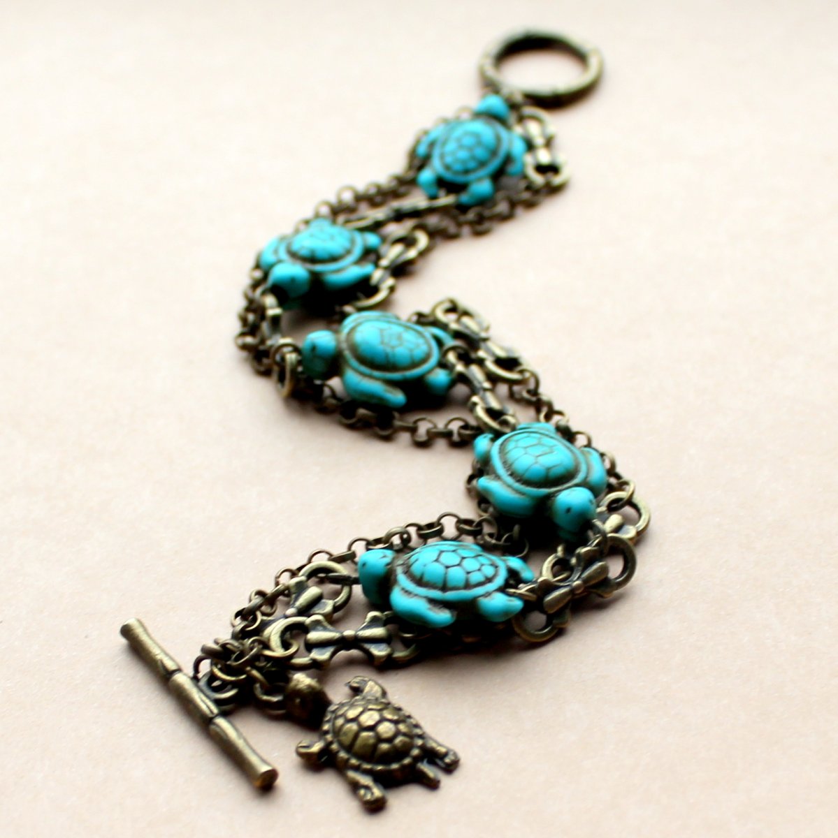 Želvičkový luxusní náramek 