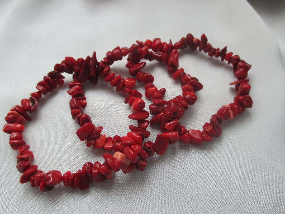 Náramek Červený korál