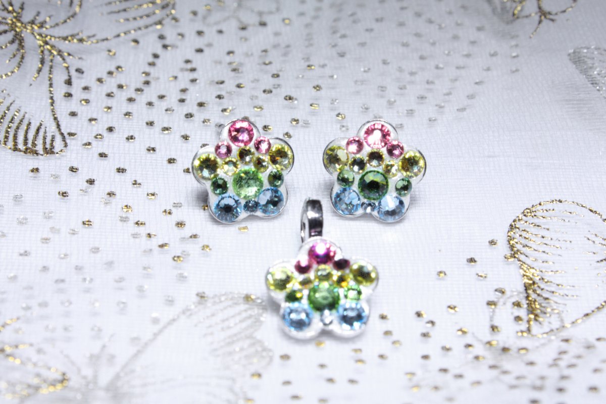 Barevná kytičková sada