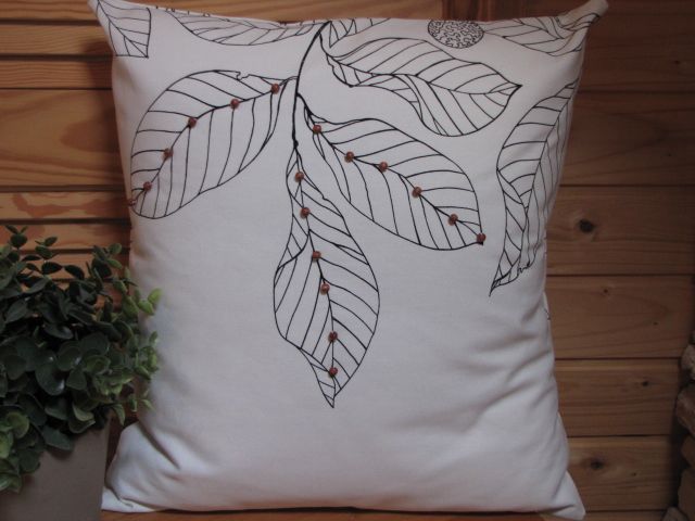 Polštář s lístkem