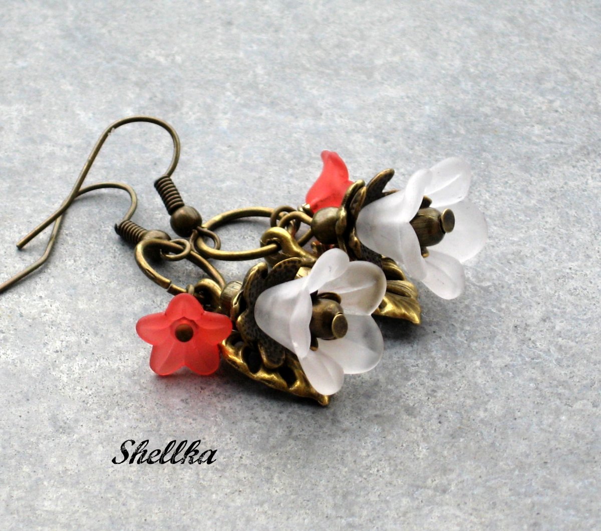 Náušnice,,MEADOW FLOVERS,, 2a