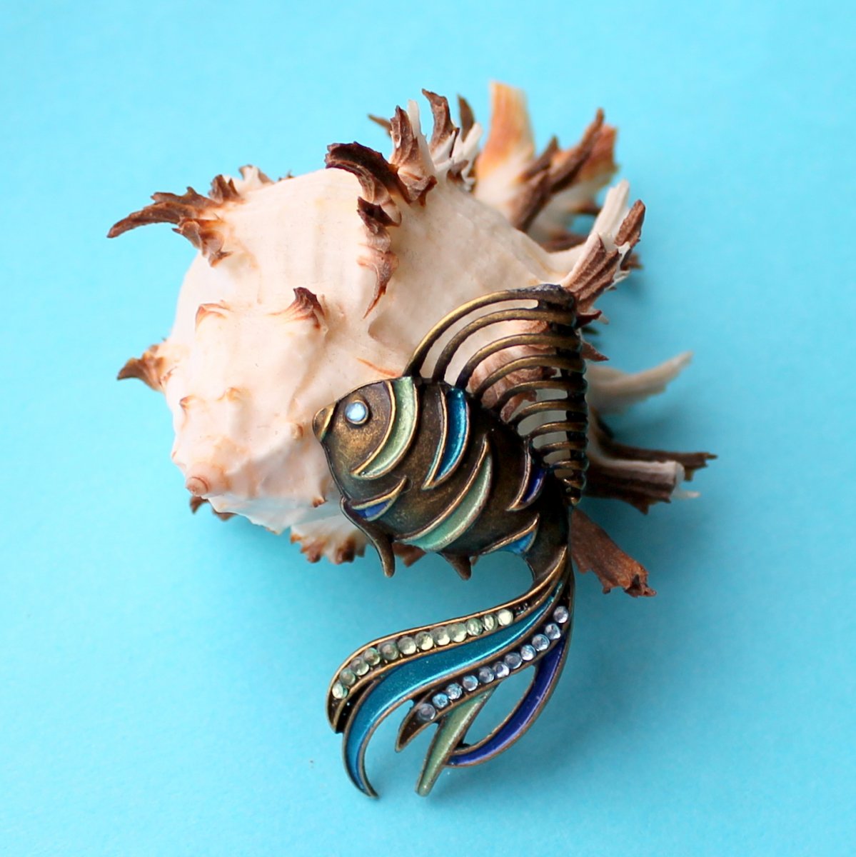 Mořská kráska - brož