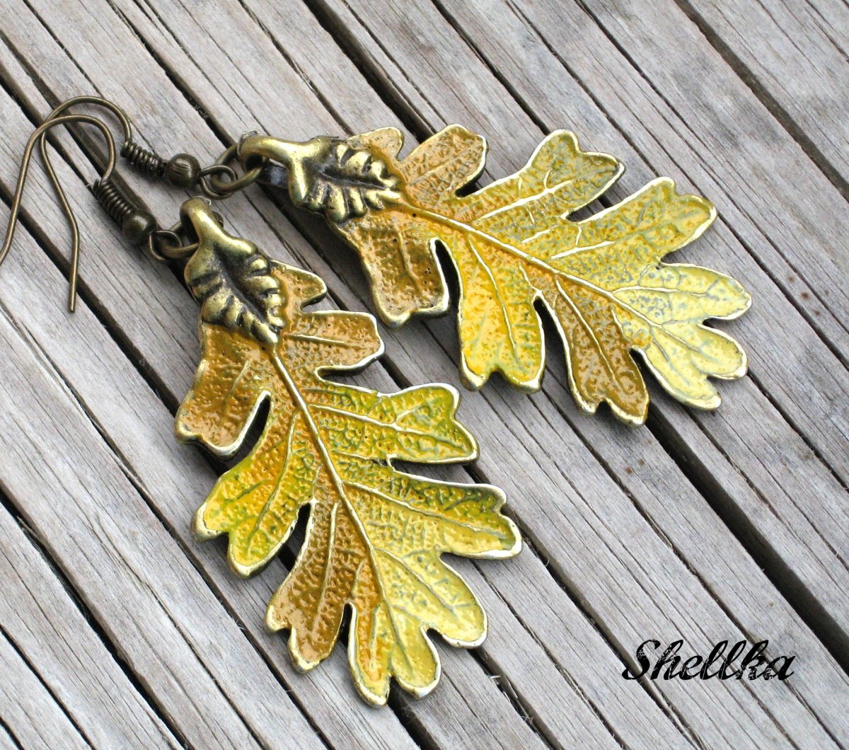 Náušnice ,,PODZIMNÍ LISTY,,IV