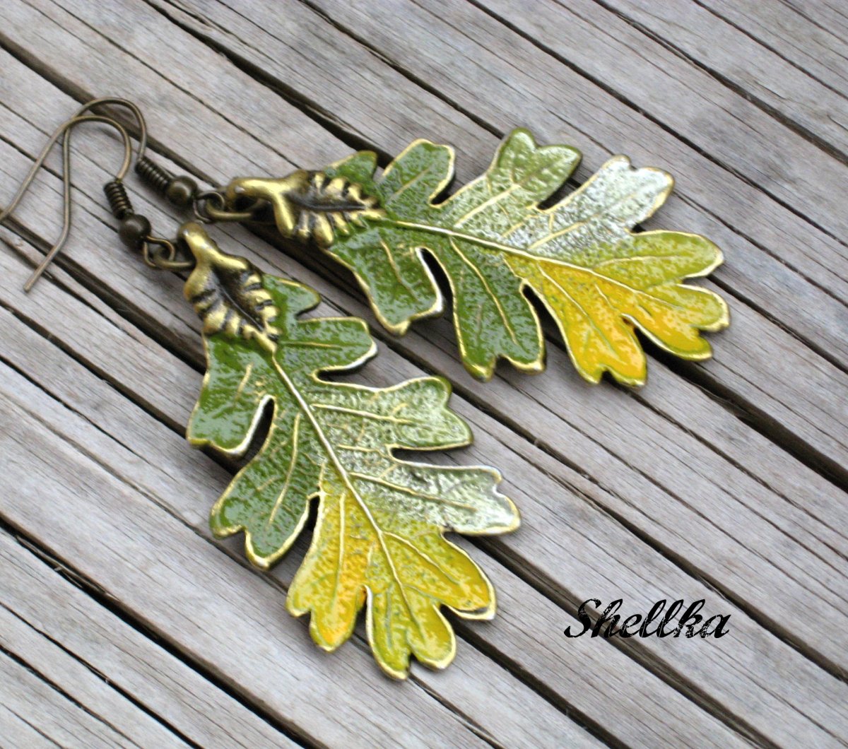 Náušnice ,,PODZIMNÍ LISTY,, XI.