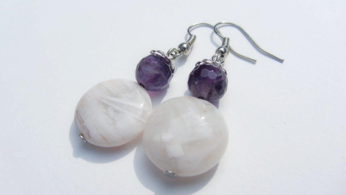 Jaspisové náušnice