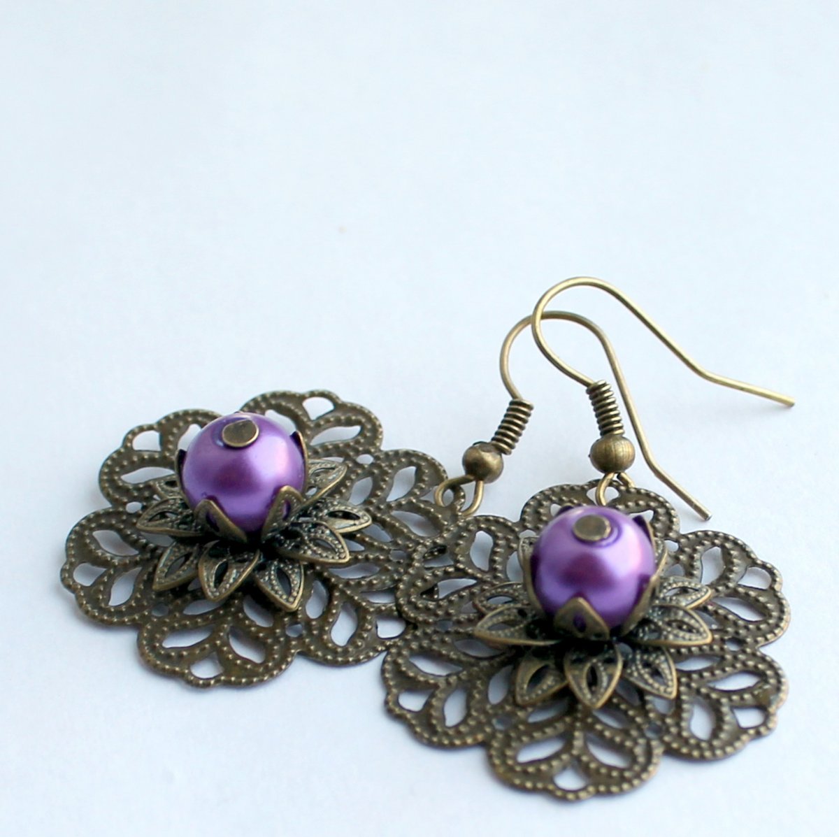 Filigránové náušnice