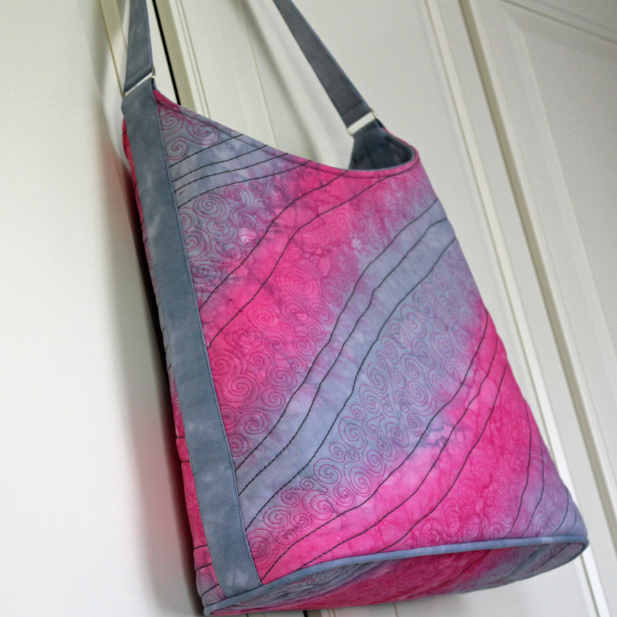 Kabelka růžovošedá