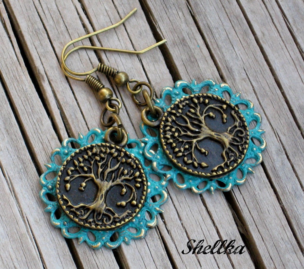 Náušnice ,,TREES IN LACE,,