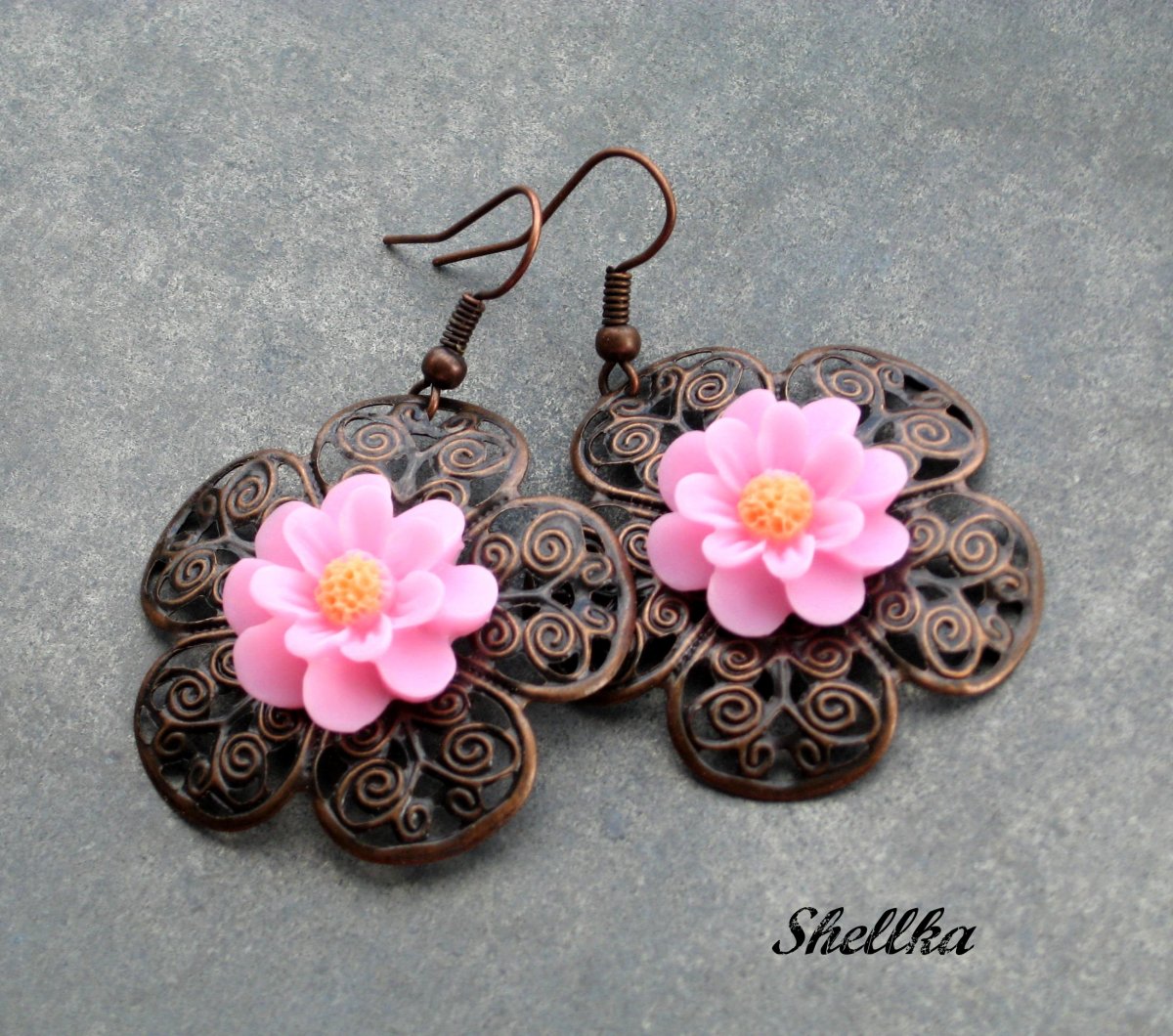 Náušnice s květy II.