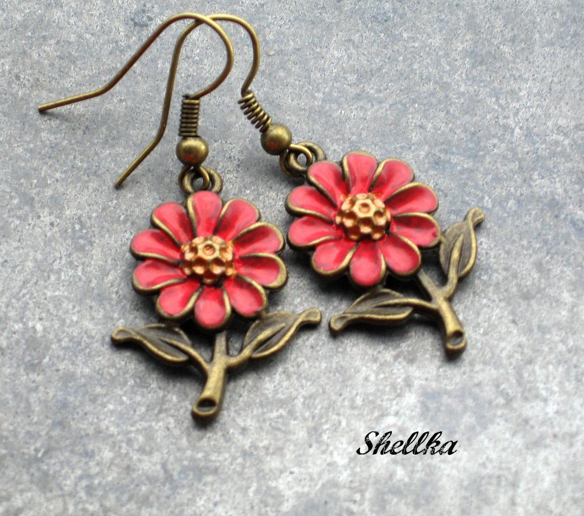 Náušnice ,,SEDMIKRÁSKY,, V.