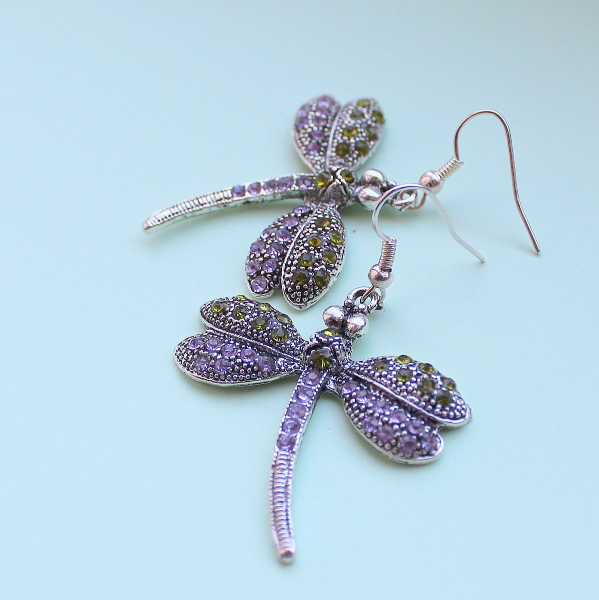 Luxusní vážky -  náušnice