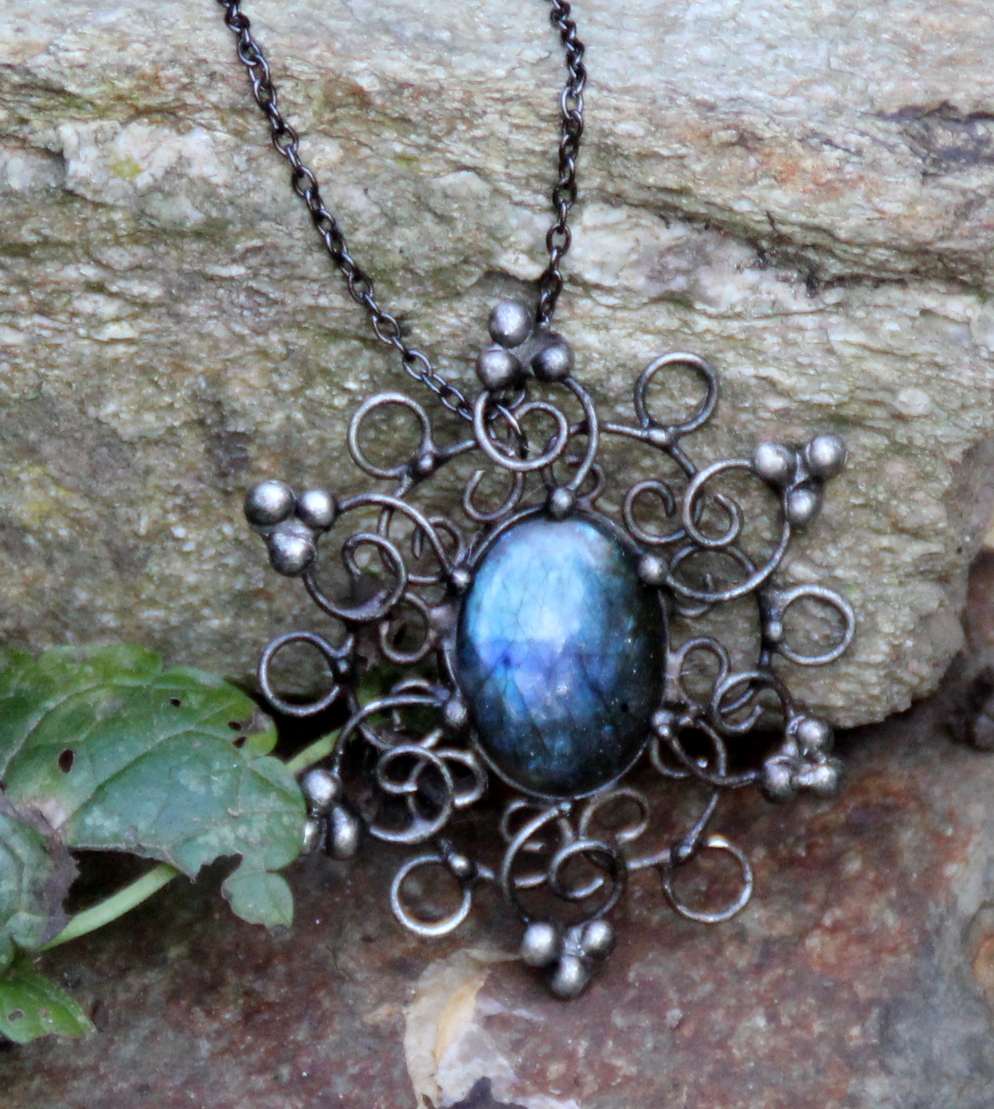 NÁHRDELNÍK  ZRCADLO NEBE