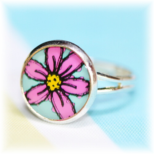 Prstýnek s květem