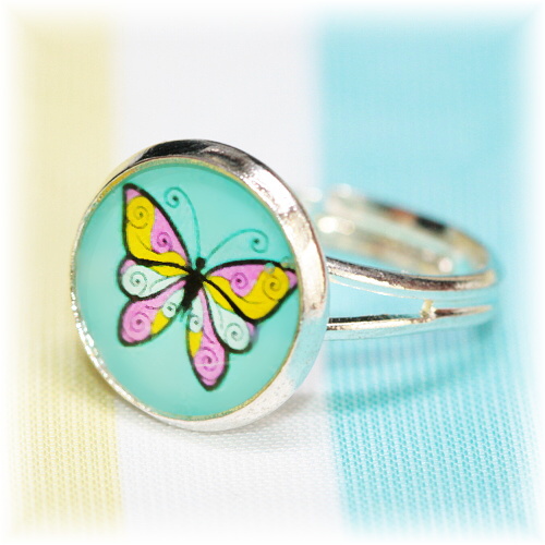 Prstýnek s motýlkem- II.kat