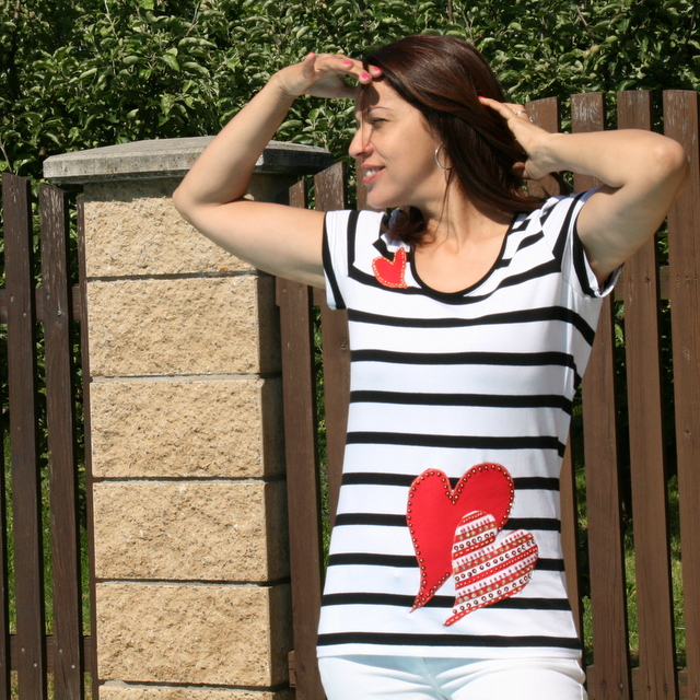 Srdíčková a pruhování