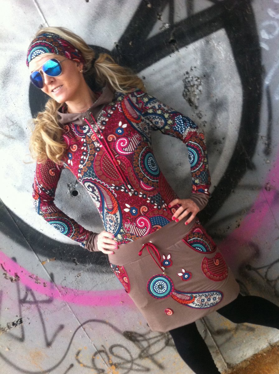 Origo ethno šaty vel 36/38  