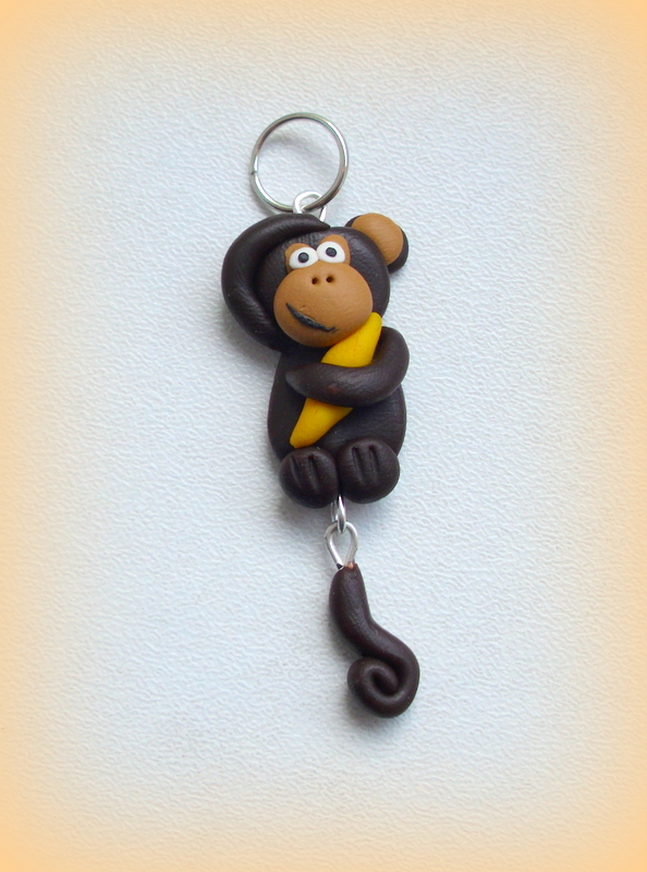 Opička - přívěsek