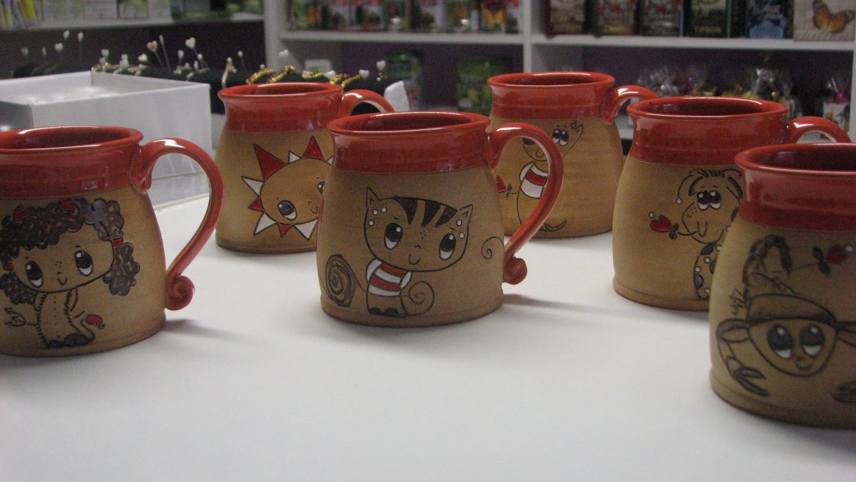 Hrneček s kočičkou