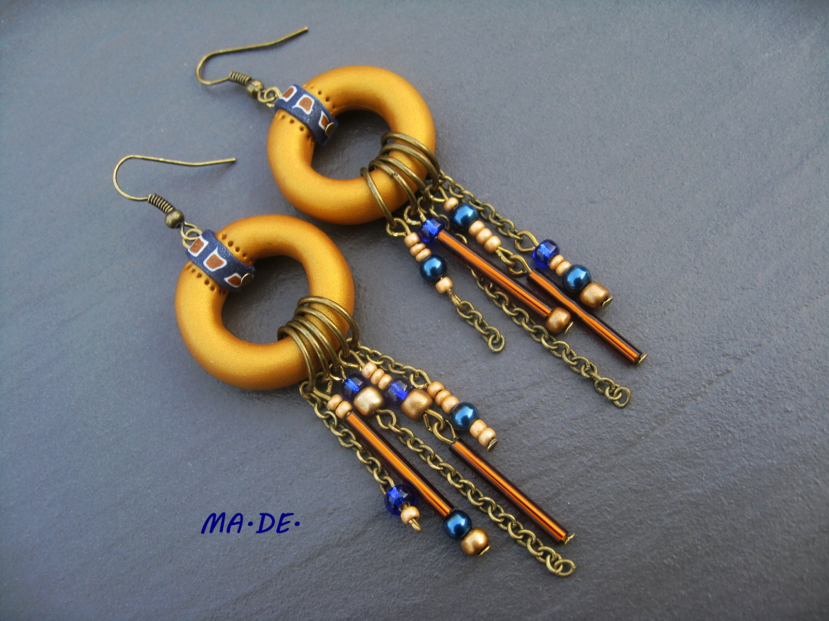 Kroužky zlatomodré