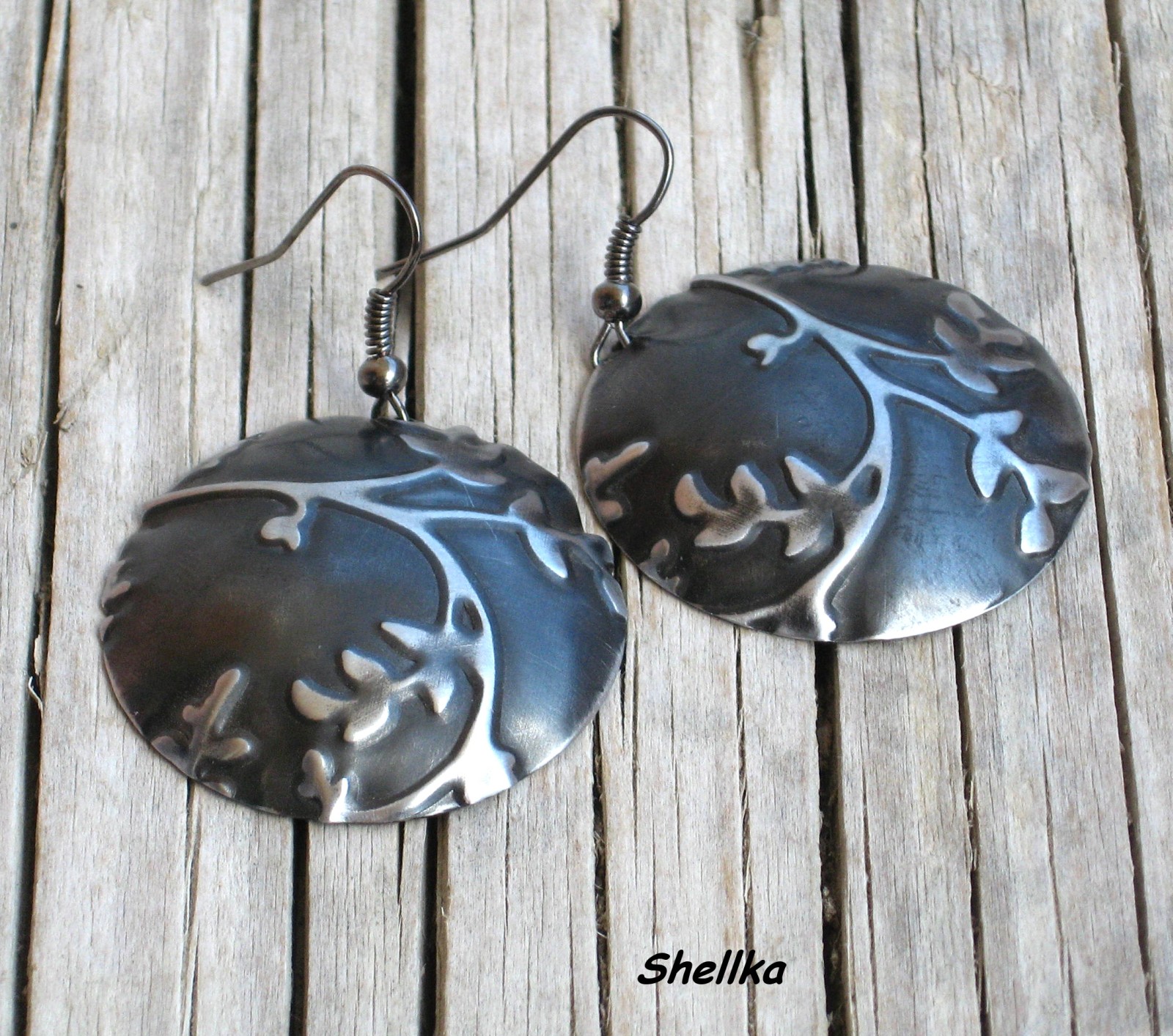 Náušnice ,,BLACK LIANA,,