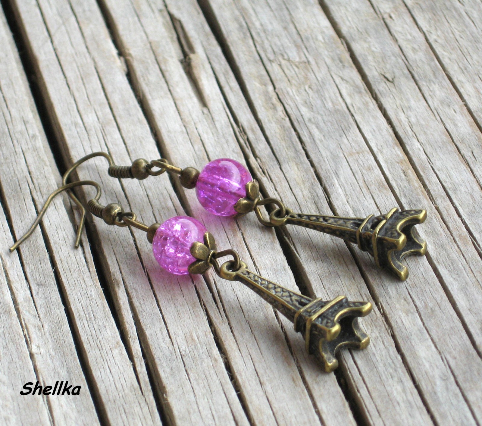 Náušnice s eiffelovkami