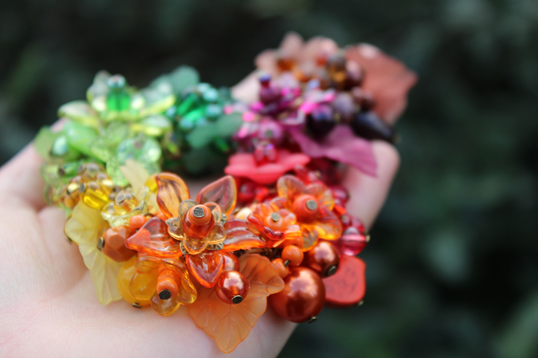 Náhrdelník HAD - "Zářijová duha"- duhový