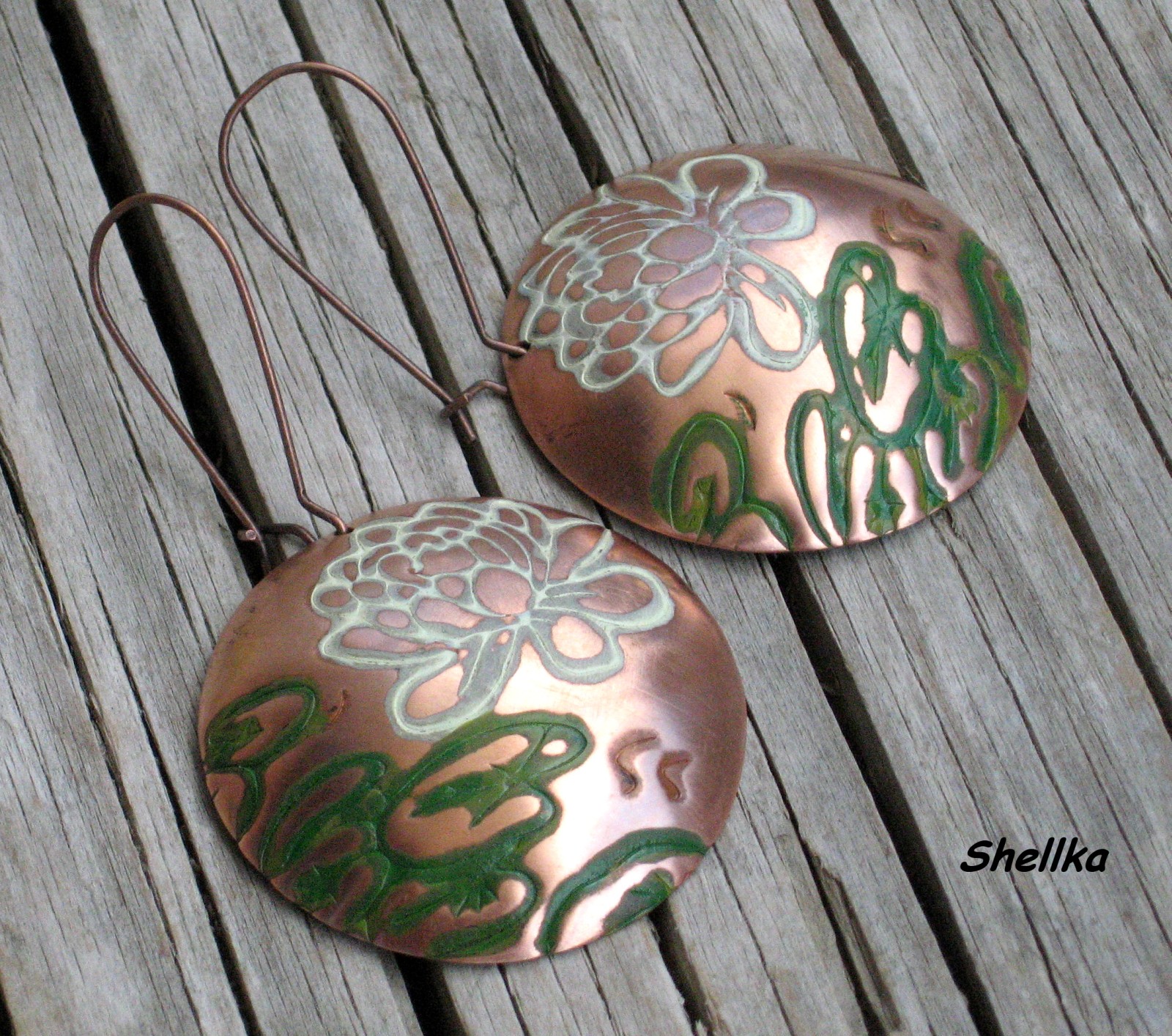 Náušnice ,,WATER LILIES,,