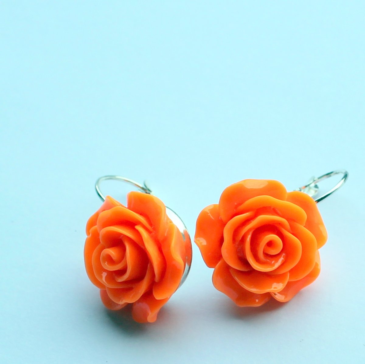 Náušnice s růží