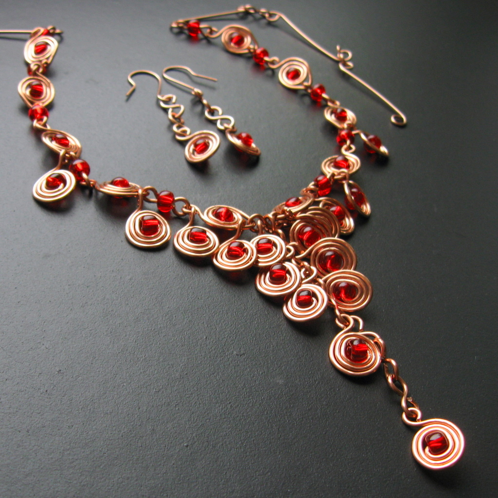 Paví červený v mědi