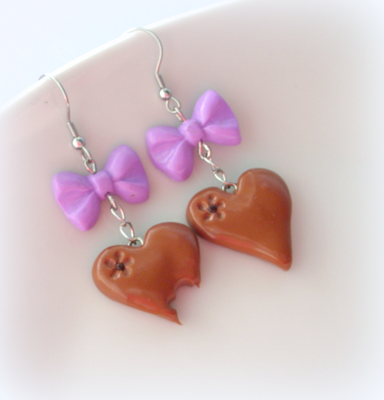 Čokoládová srdíčka - mléčná