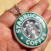 Starbucks coffee ... náhrdelník