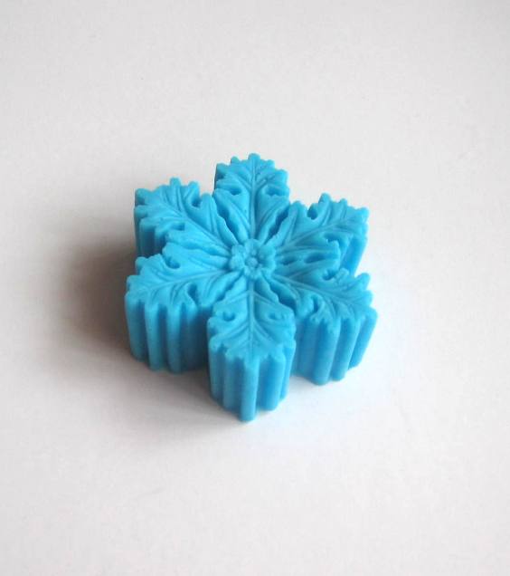 mýdlová hvězda modro-tyrkysová