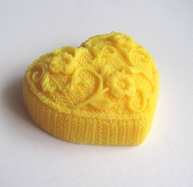 mýdlové srdce žloutkové