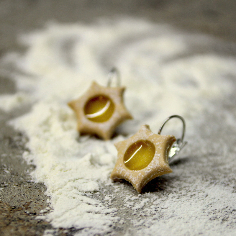 Linecké hvězdy (žlutá, visící)