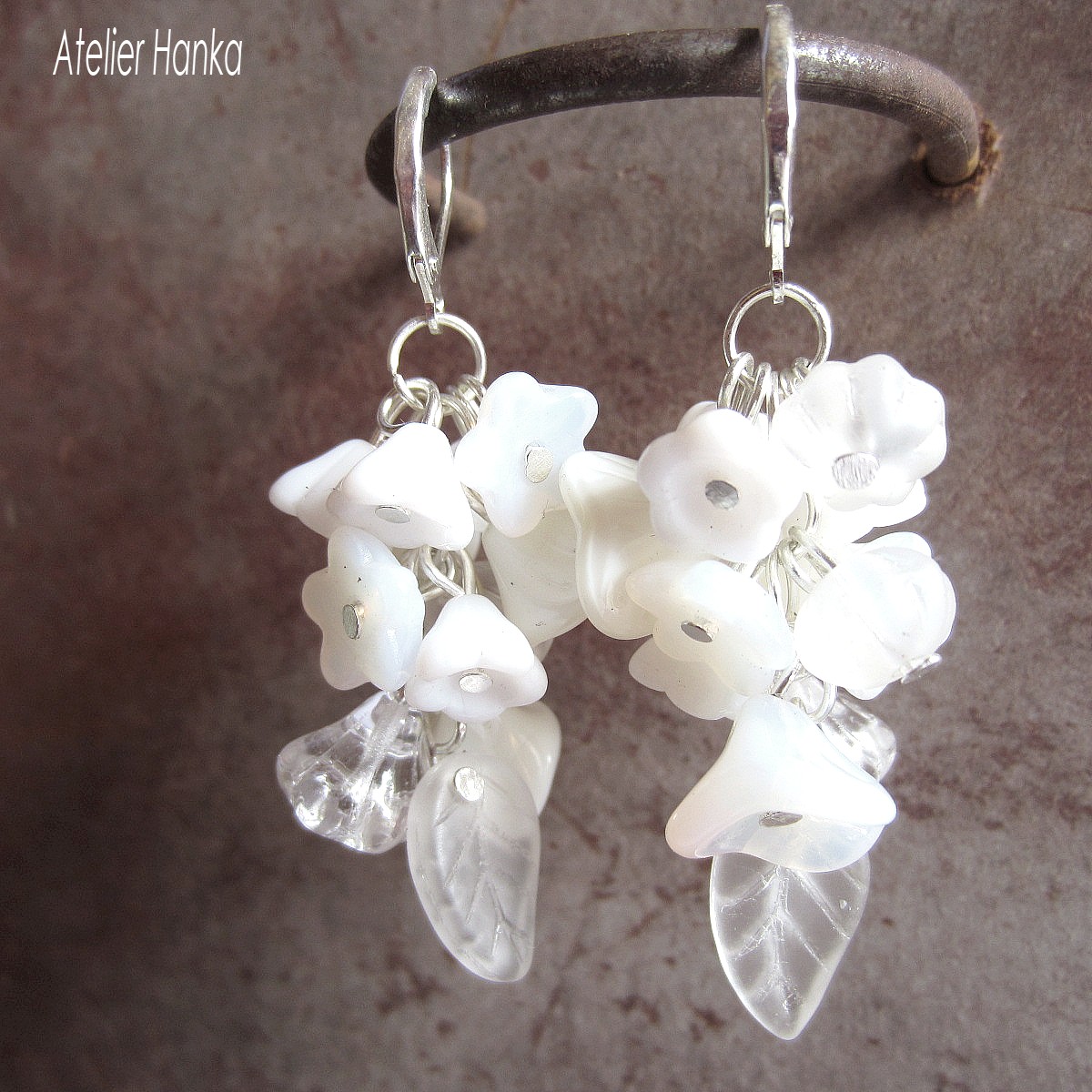 náušnice ,, SNĚŽENKY  