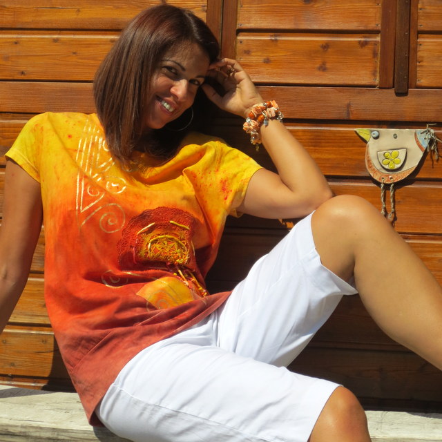 Pomerančové, sluníčkové...v XL