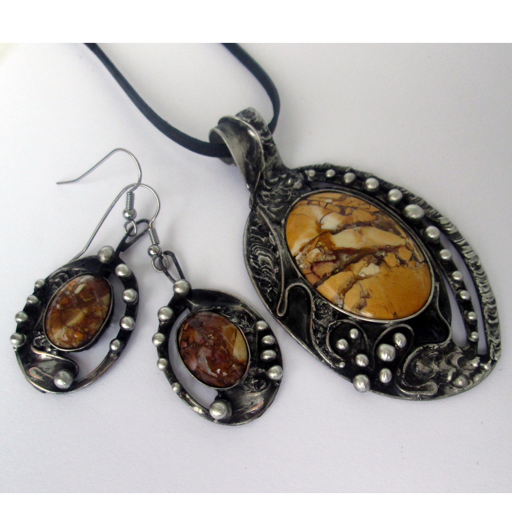 Jaspis mookait - souprava